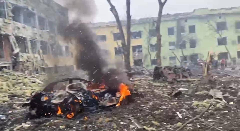Russian Army has destroyed a children’s hospital in Mariupol!!!