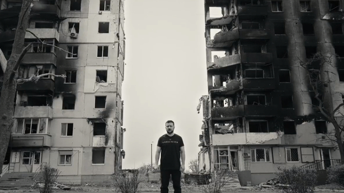 Zelenskyy reminds the world of its “never again” pledge in…