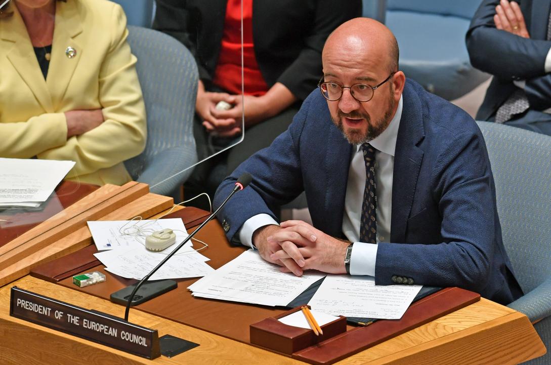 Charles Michel: “Russia is solely responsible for this food crisis,…
