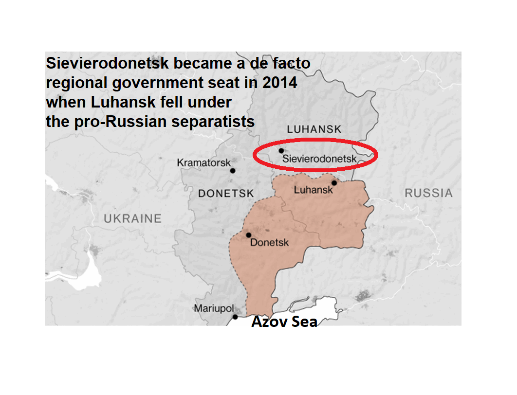 She escaped from Sievierodonetsk and saved her life