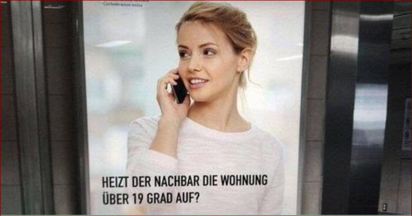 Fake energy-saving poster urges Swiss to inform on neighbours
