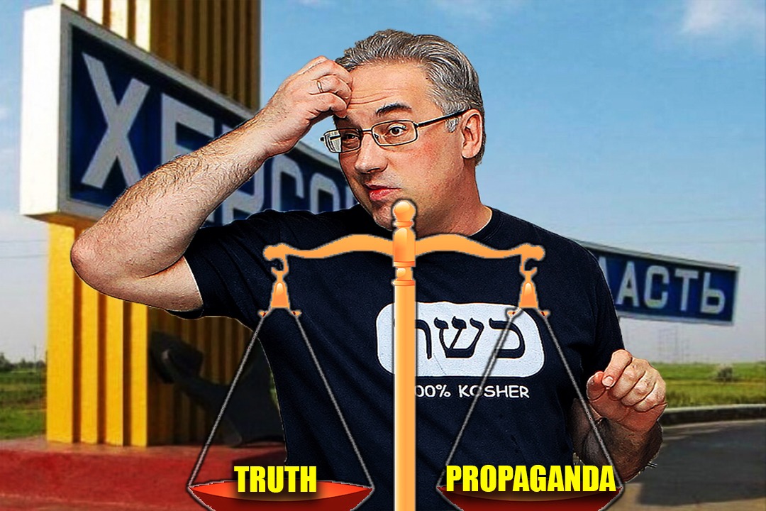 Russian propagandist refuses to comment on Russian retreat from Kherson&hellip;