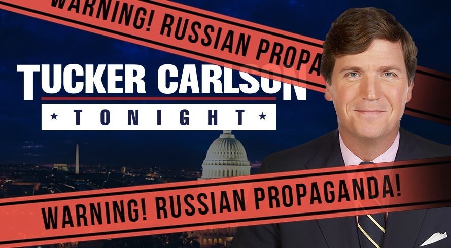 Russian propaganda about Ukraine on American TV