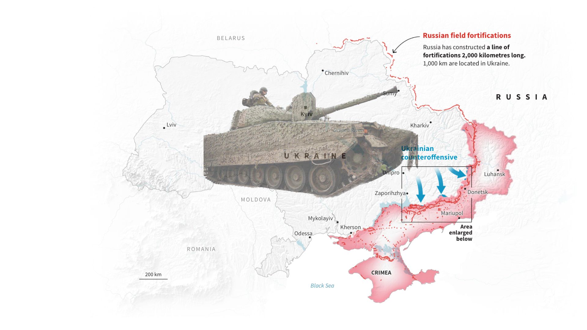 Swedish-Made CV90s Enhance Ukrainian Firepower in Eastern Woodlands