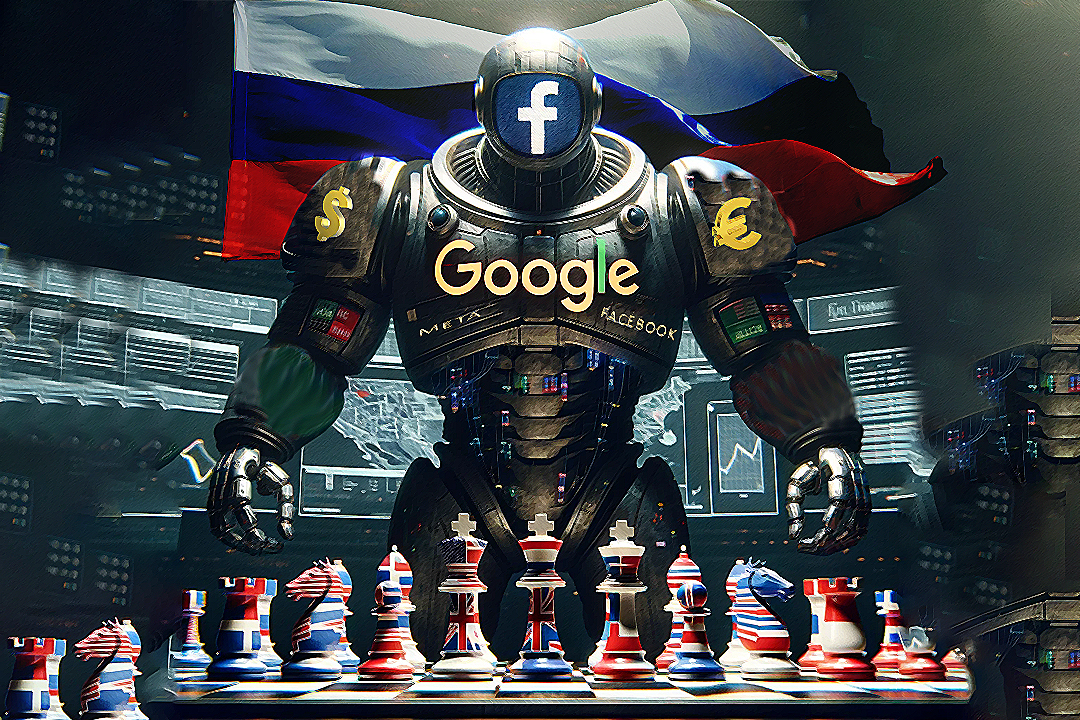 Google and Meta are assisting Russia in conducting information operations…