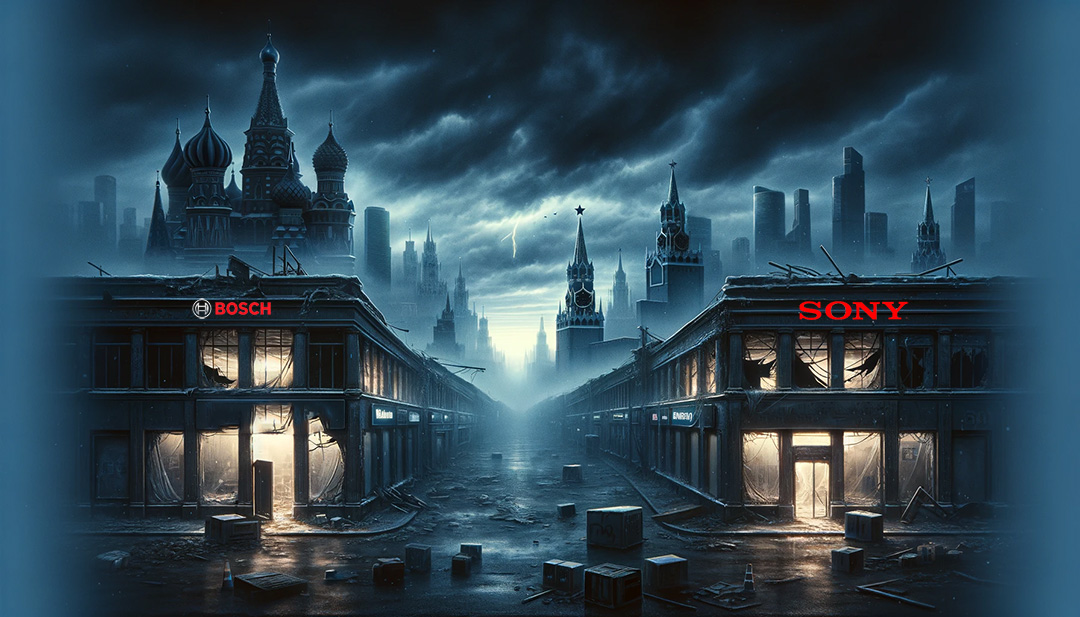 Bosch and Sony are closing its stores in Russia