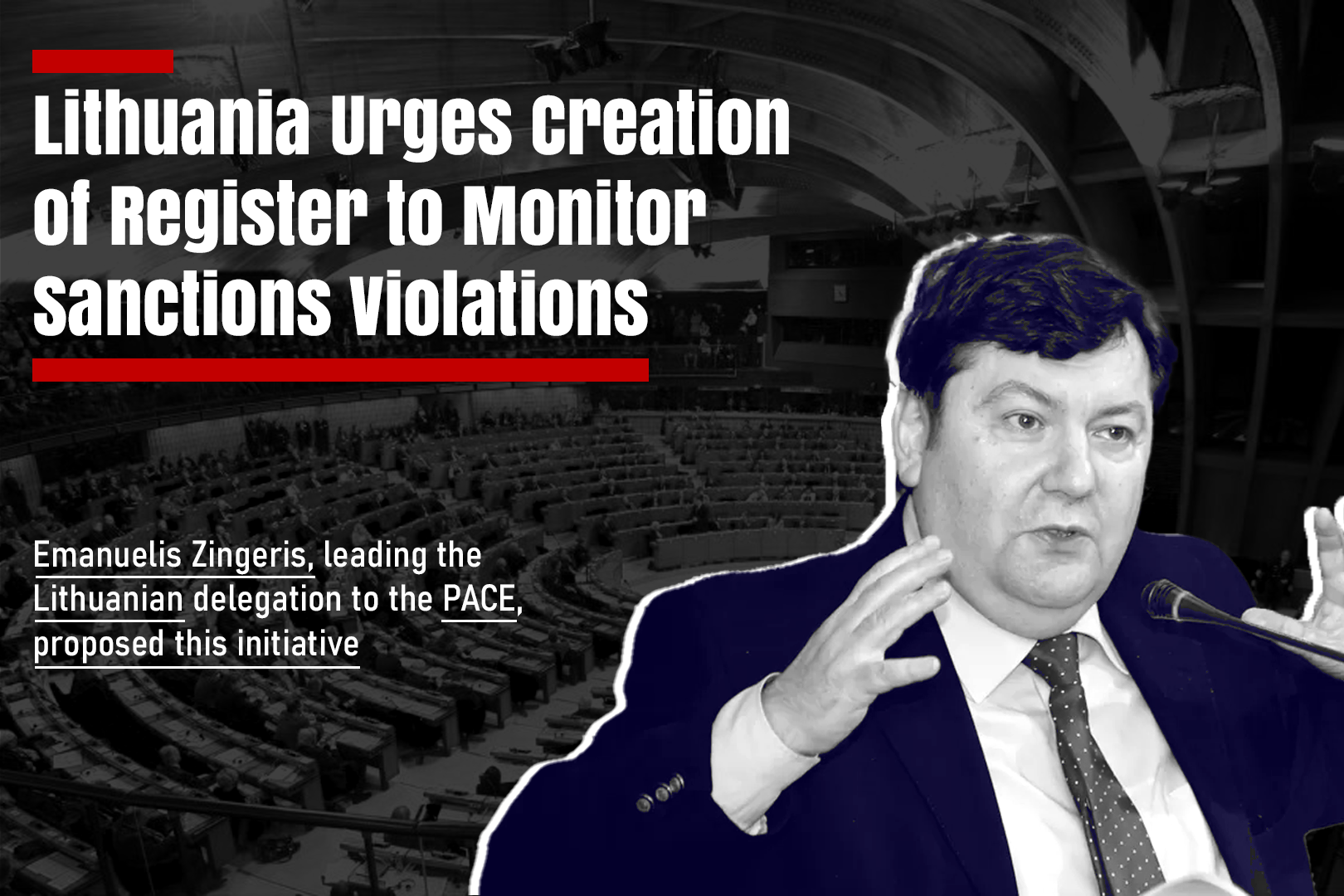 Lithuania Urges Creation of Register to Monitor Sanctions Violations