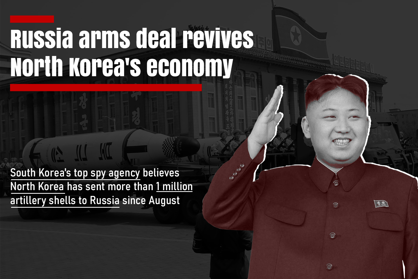Russia arms deal revives North Korea’s economy from decline