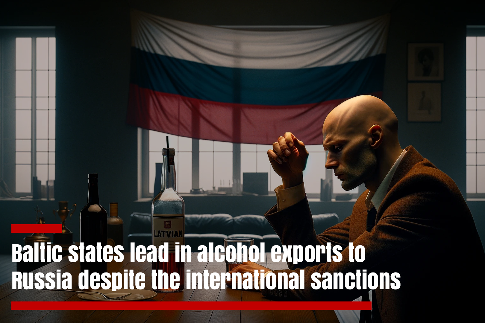 Baltic states lead in alcohol exports to Russia despite the…