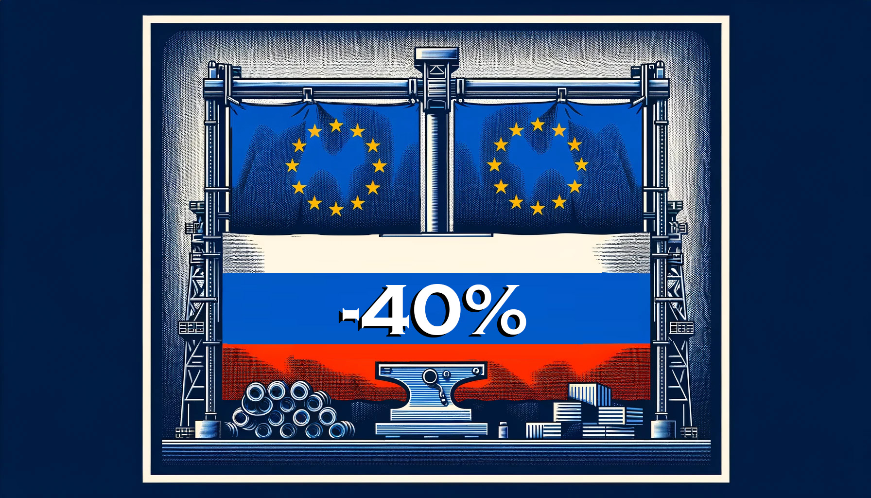 EU decreased metal imports from Russia by 40% in 2023