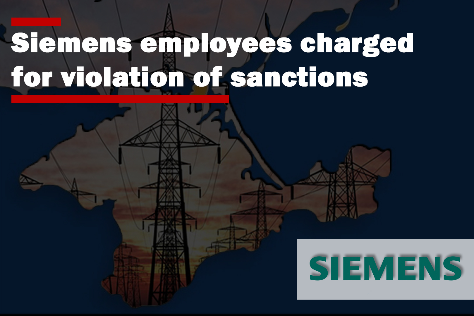 Siemens employees charged for violation of sanctions