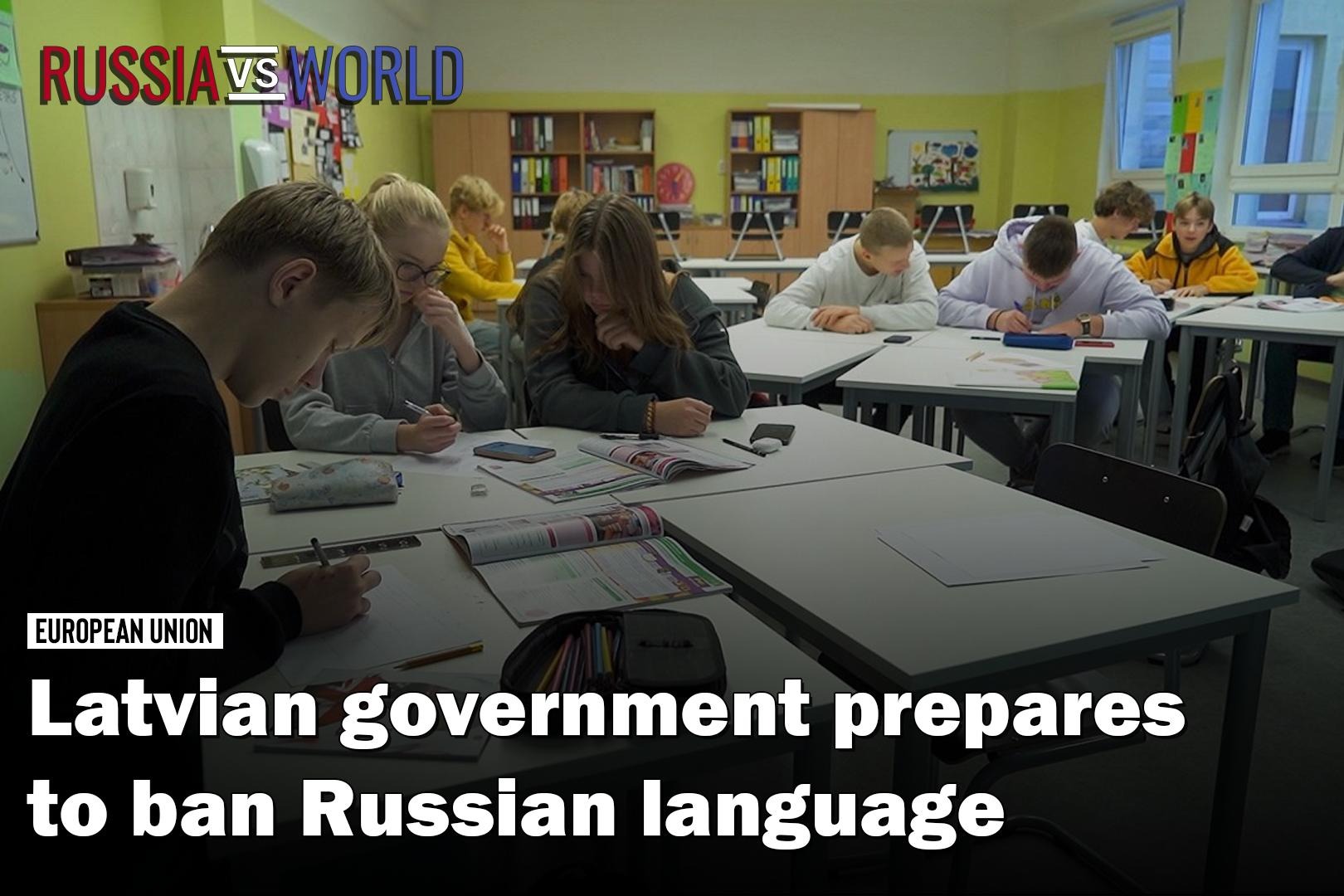 Latvian government prepares to ban Russian as a second foreign…