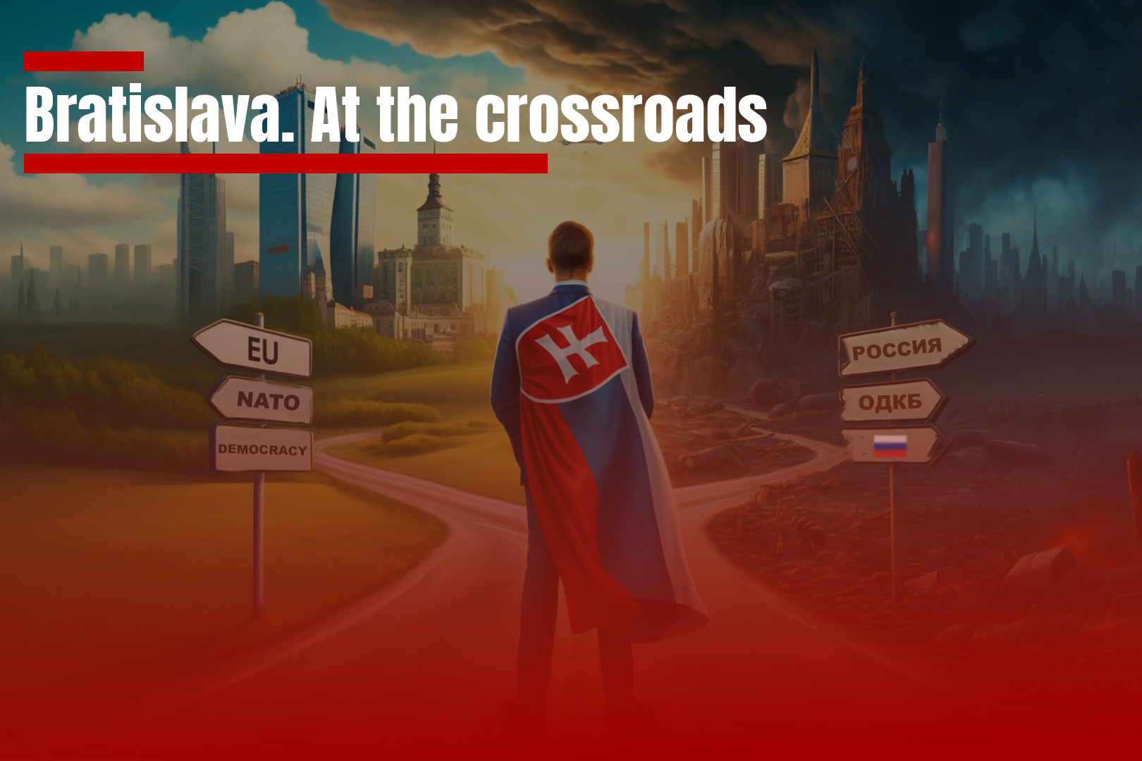 Bratislava. At the crossroads