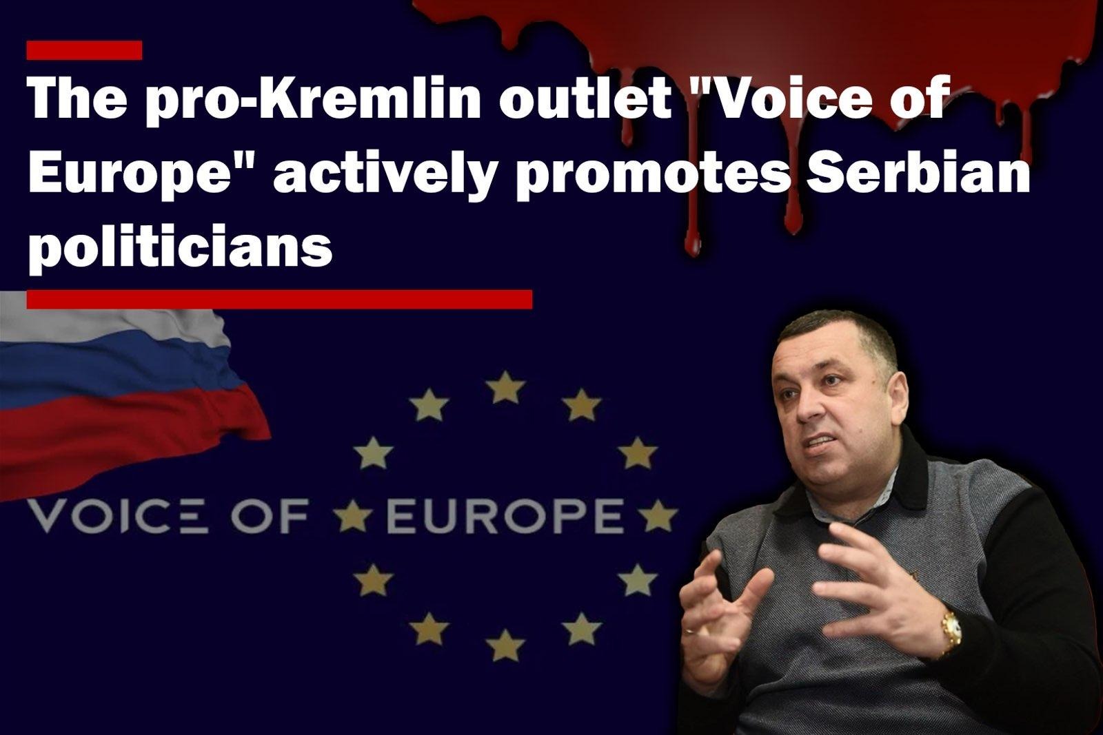 The pro-Kremlin outlet "Voice of Europe" actively promotes Serbian politicians Dragan Stanojevic, a Serbian right-wing politician who has openly supported Russian President Vladimir Putin, celebrated Russia’s full-scale invasion of Ukraine, and mocked Western punitive measures against Russia, was among various peripheral European figures featured and interviewed by Voice of Europe. Recently, Czech authorities shut down the operation after it was accused of disseminating fake news and financing politicians who support Russian objectives. On March 27, Prague imposed sanctions on Viktor Medvedchuk, a former Ukrainian magnate with significant Kremlin connections, and his associate, Artem Marchevskiy, for their involvement in financing Voice of Europe. The platform provided a voice through its website and YouTube channel to EU lawmakers, particularly those representing extreme political views, aiming to sway the upcoming European Parliament elections in June. Czech officials report that Voice of Europe employed an unspecified number of pro-Kremlin European politicians, although the details remain unclear. Radio Free Europe/Radio Liberty's Balkan Service has discovered that Stanojevic was interviewed by Voice of Europe in January, following his right-wing populist party, We — The Voice From The People, achieving unexpected success in local and national elections in Serbia. Stanojevic mentioned in a statement to RFE/RL that he could not remember specific details about the interview. "During that period, I received numerous calls from journalists, and I recall that this team visited Belgrade. I discussed Serbia's potential as a strategic link between Brussels and Moscow," he explained.