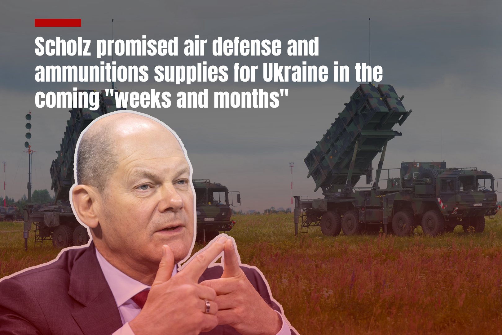 Scholz promised air defense and ammunitions supplies for Ukraine in…