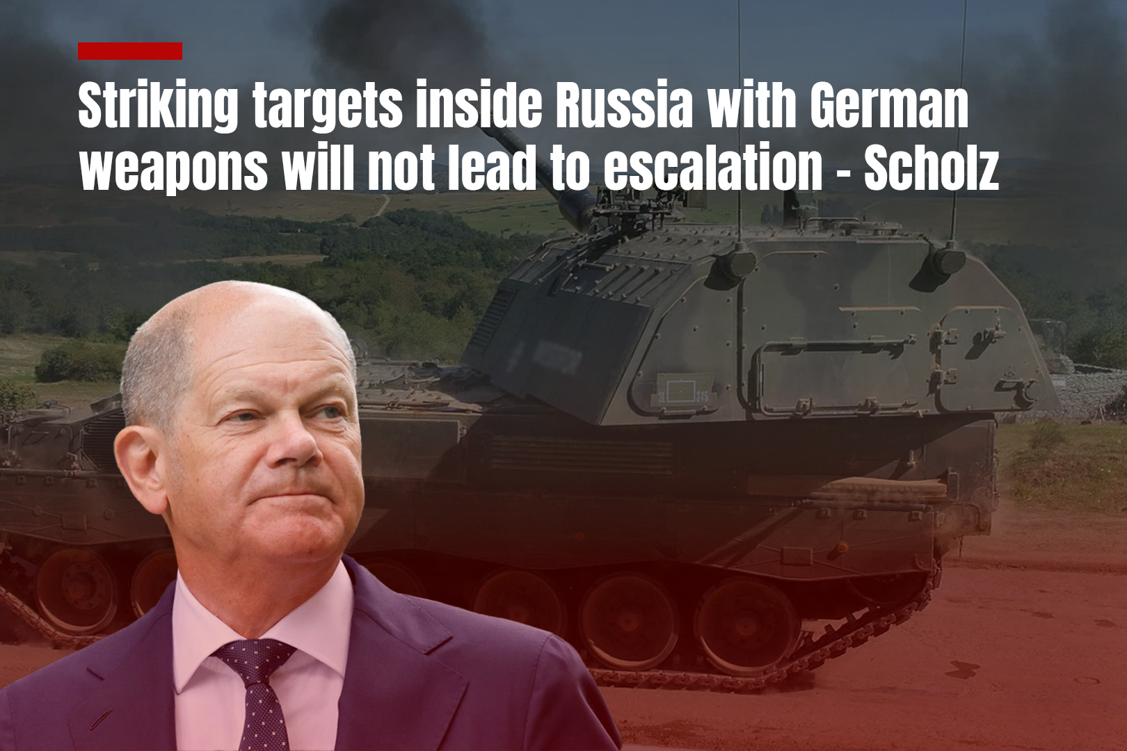Striking targets inside Russia with German weapons will not lead…