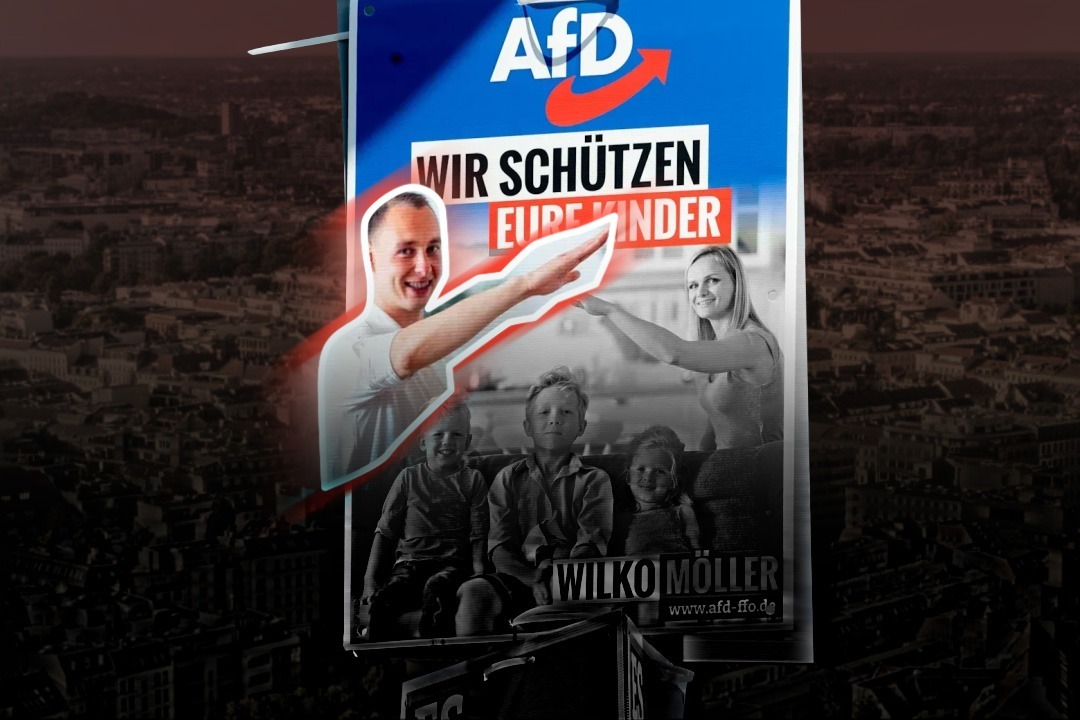 AfD Uses A Nazi Salute In Election Poster