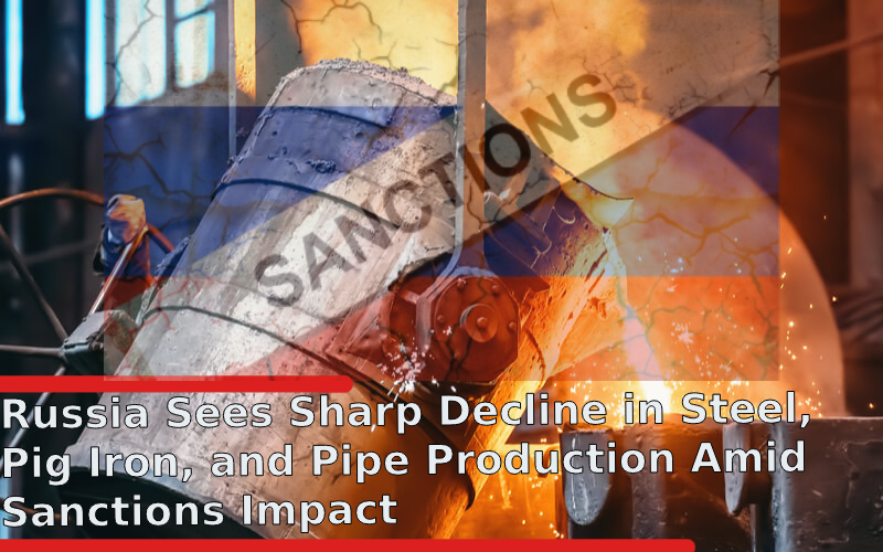 Russia Sees Sharp Decline in Steel, Pig Iron, and Pipe…