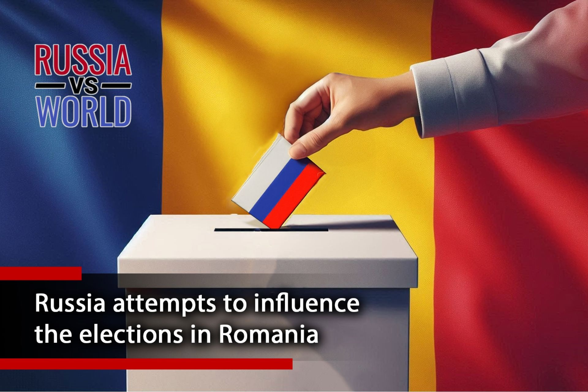 Russia attempts to influence the elections in Romania