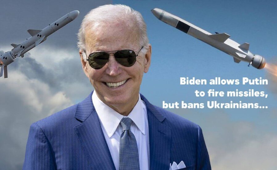 Biden allows Putin to fire missiles,
