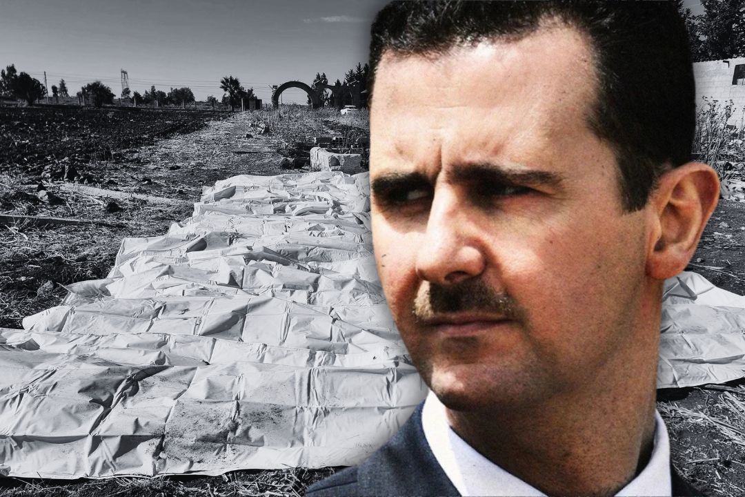 Horrible Mass Grave Uncovered Outside Damascus, Syria