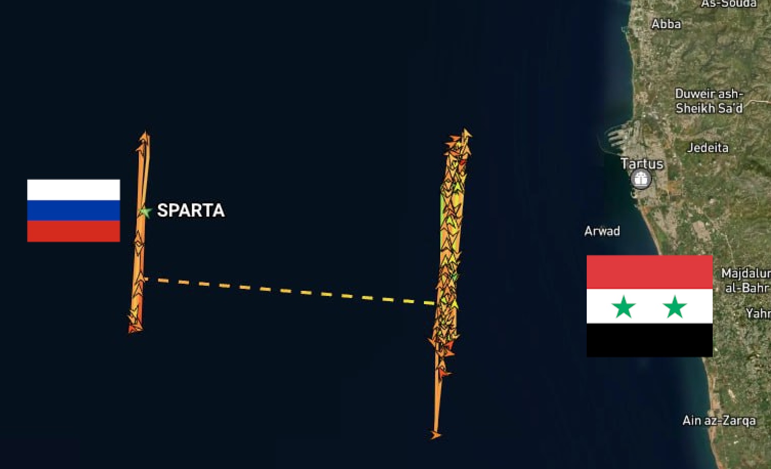 Syria blocks Russian ship Sparta 2 from entering Tartus for…